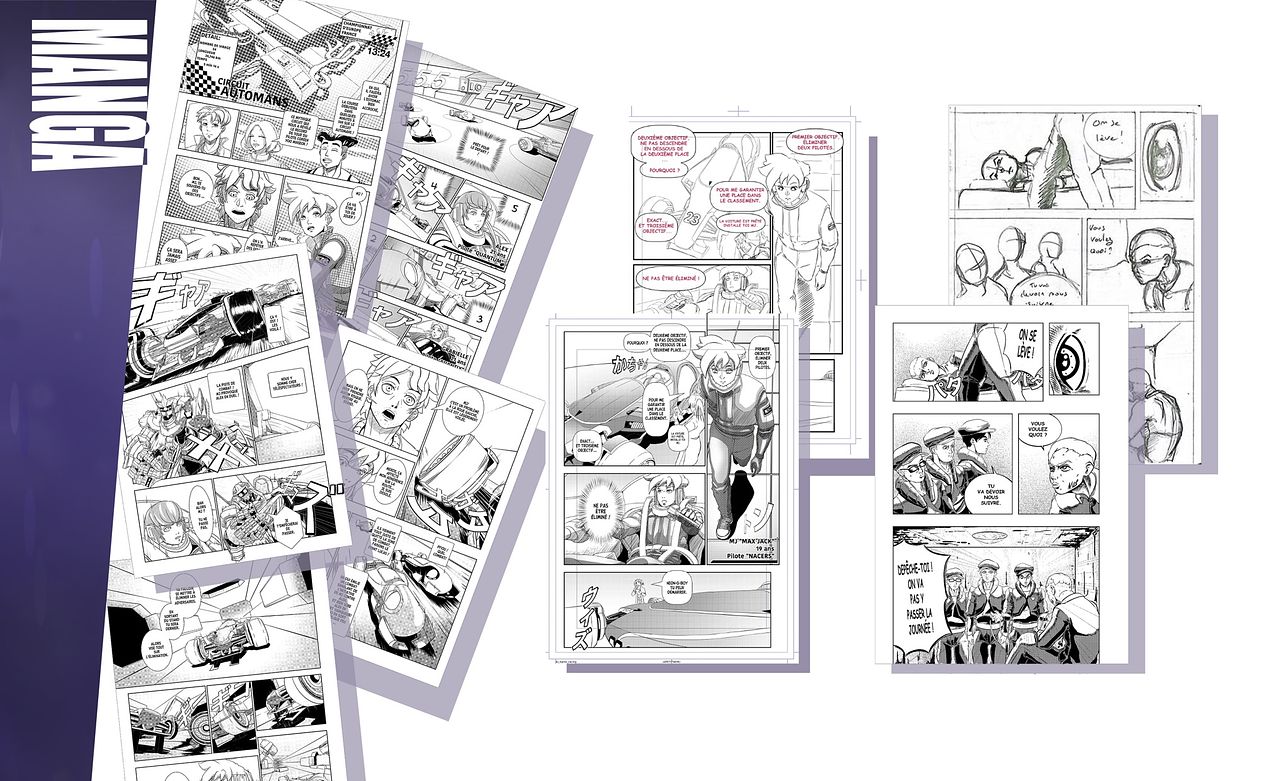 Quelques pages manga