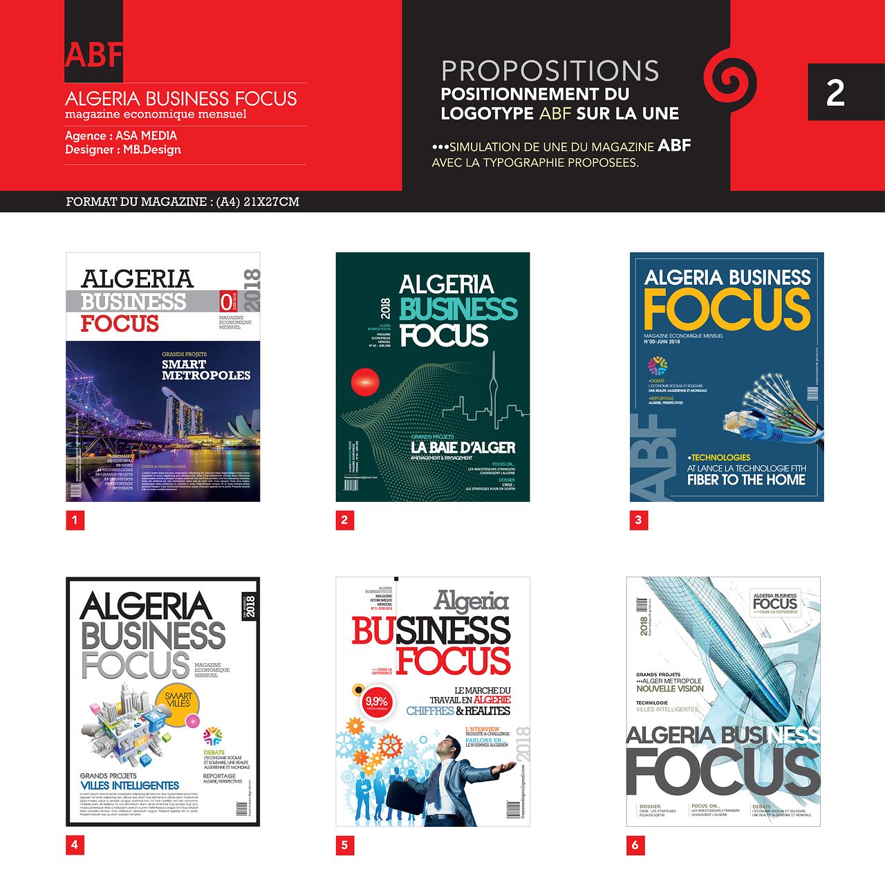 Cover economic magazine