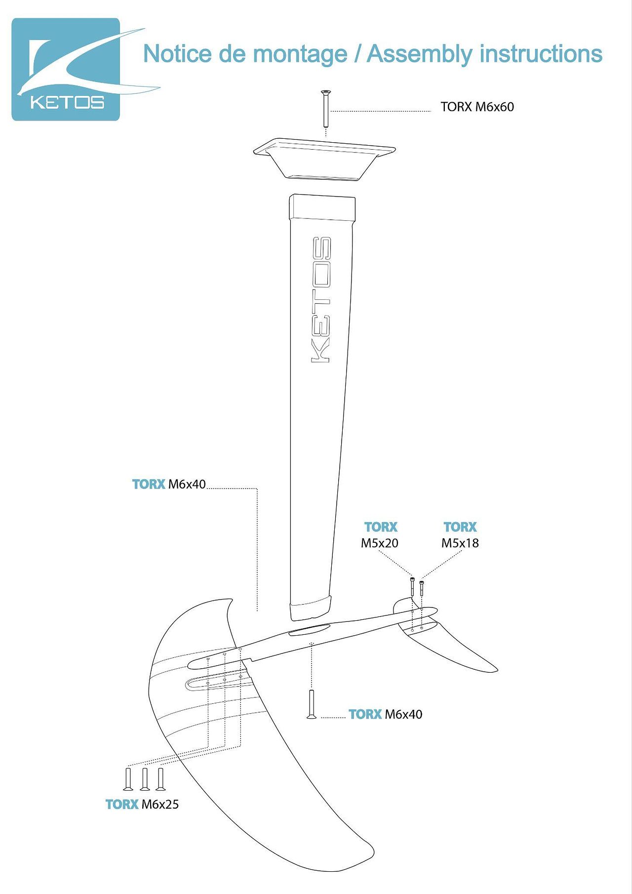Verso notice d'assemblage