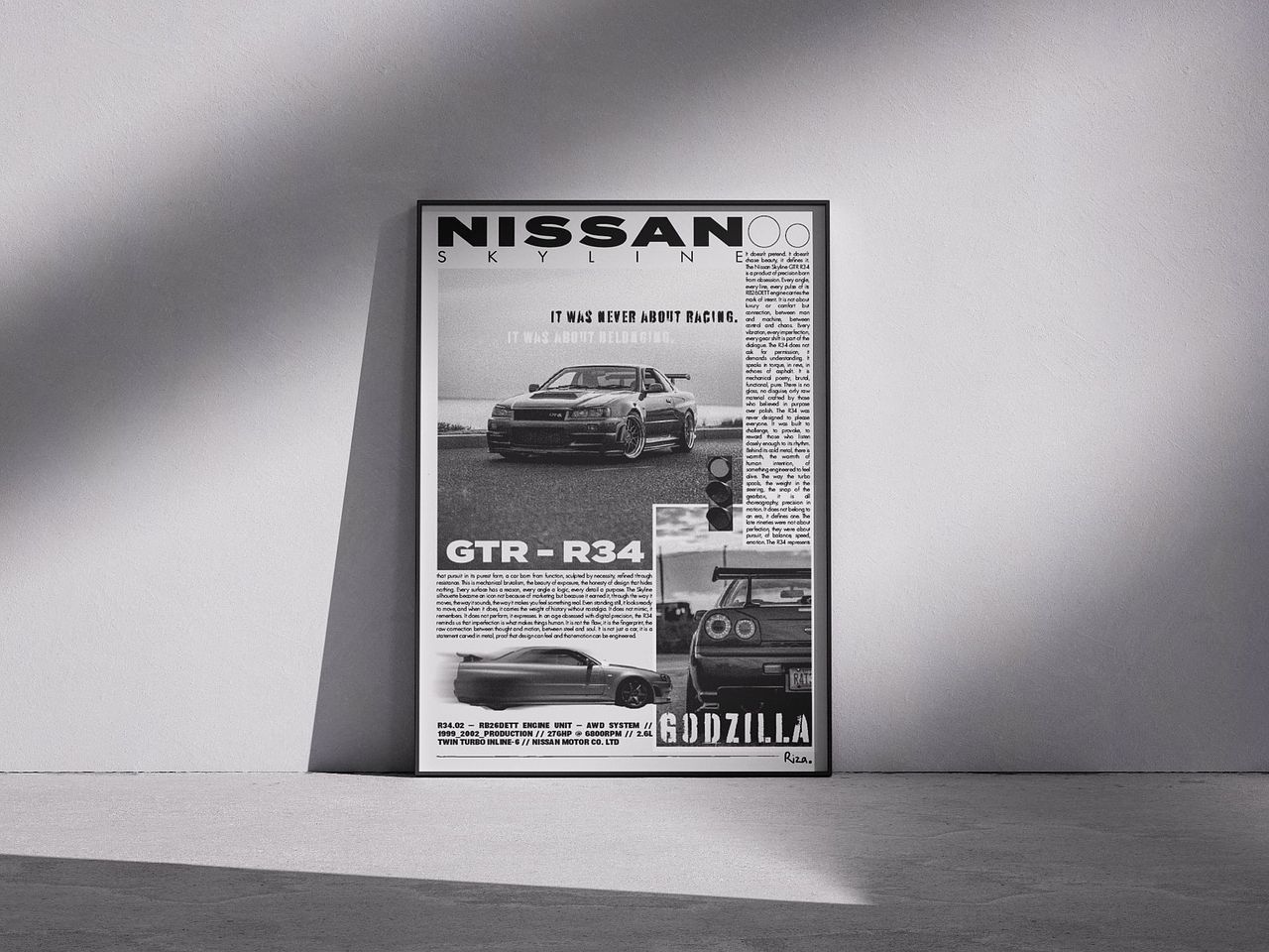 Affiche Nissan RIZA