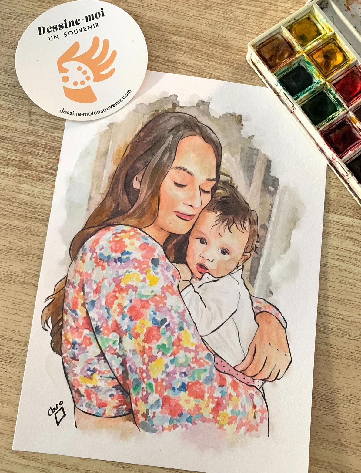 Aquarelle sur mesure