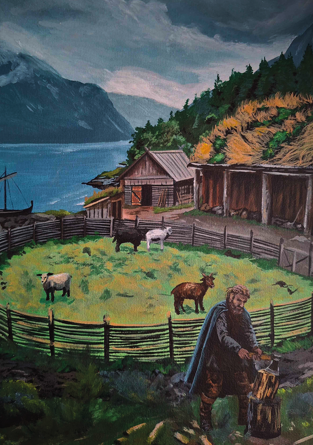 Ferme scandinave et élevage à l'âge des Vikings