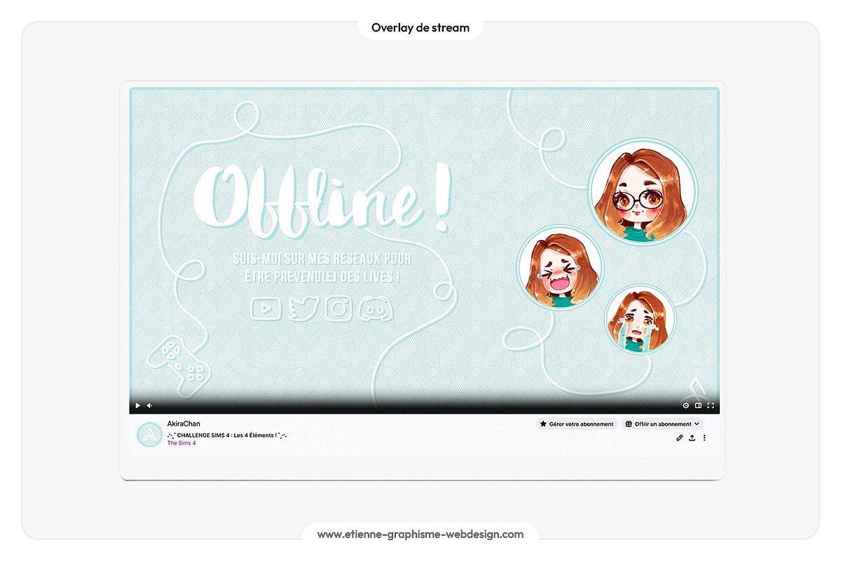 AkiraChan | Overlay de stream