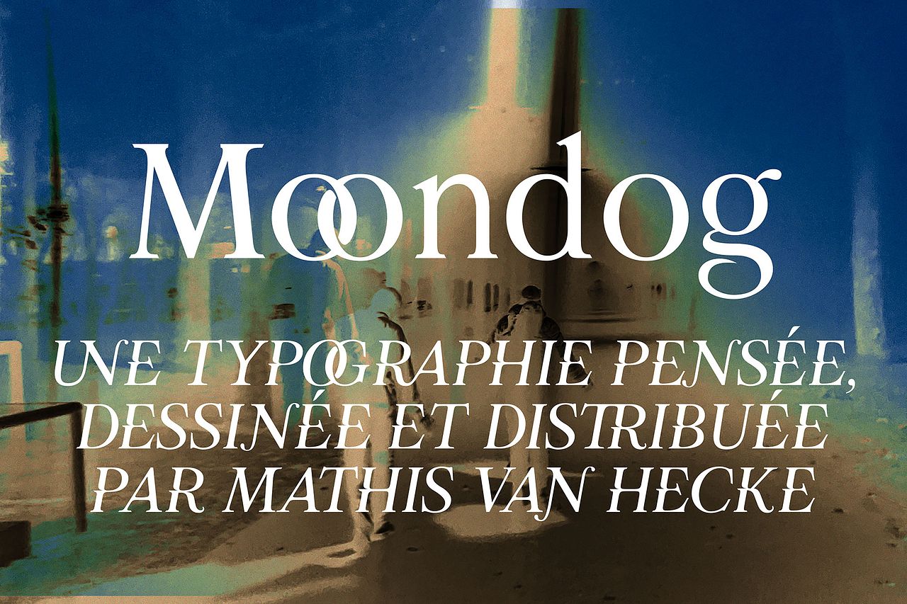 Moondog — typeface