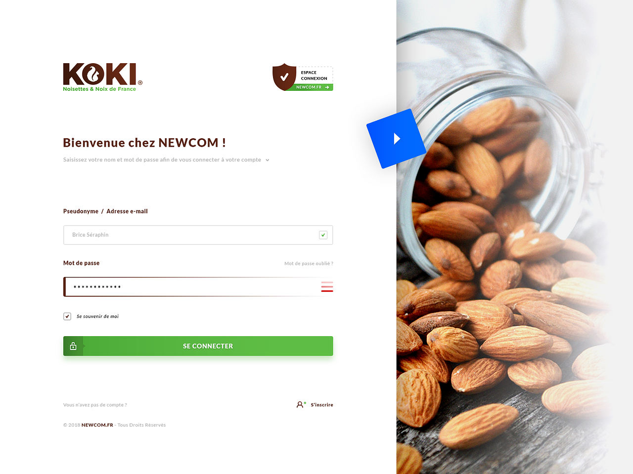 Koki. Login - Sign In Page #Soft UI-UX