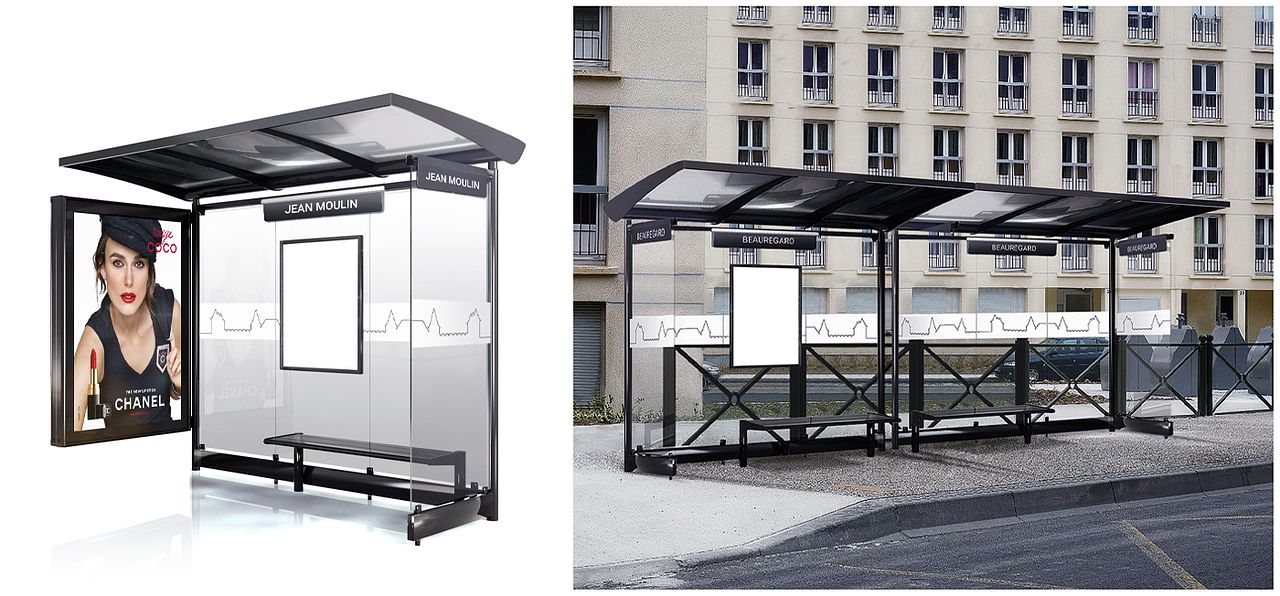 VYP - Photomontage Incrustation abri dans photo