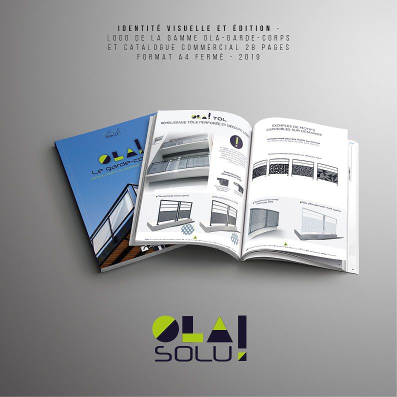 Identité visuelle & Catalogue - OLA SOLU