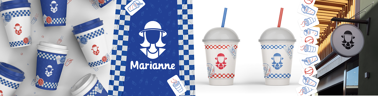 Identité visuelle pour un café français