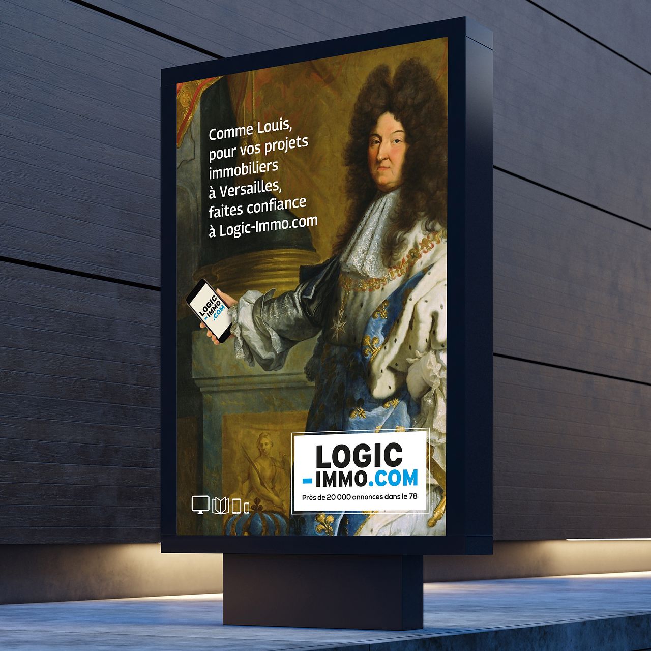 Affiche logic-immo