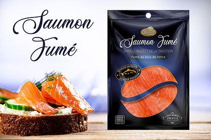Packaging saumon fumé