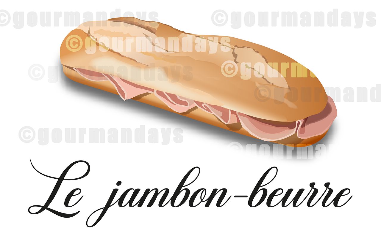 Le jambon beurre