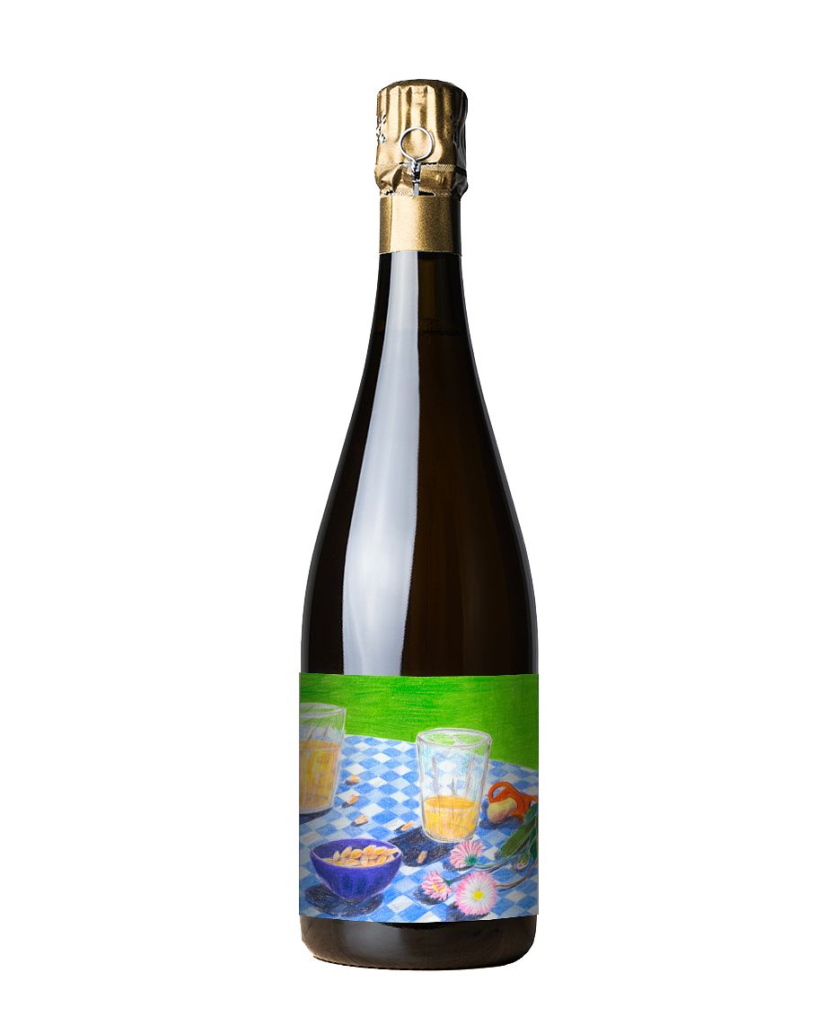 Étiquette de champagne pour Bulles de comptoir