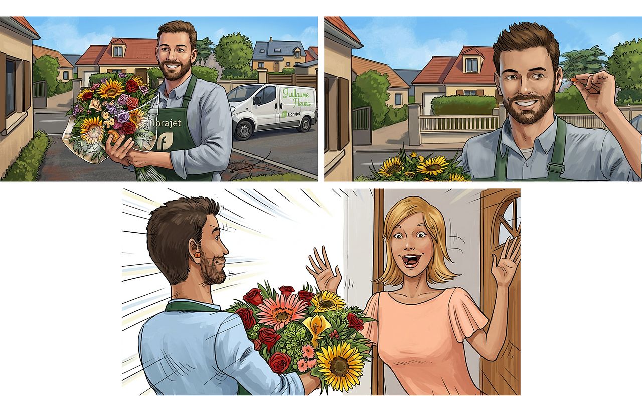 Storyboard Florajet