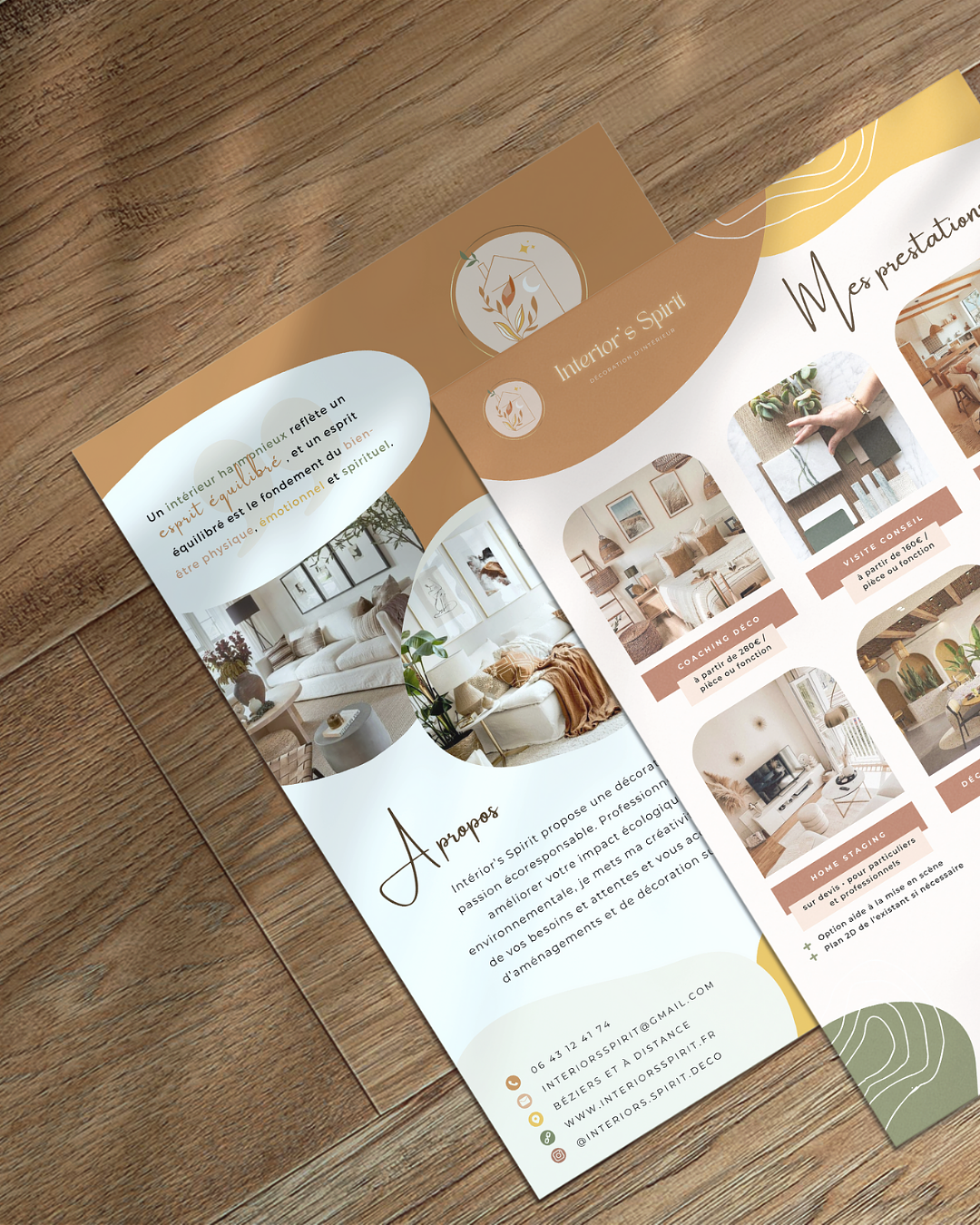 Flyer élégant & professionnel – Interior’s Spirit