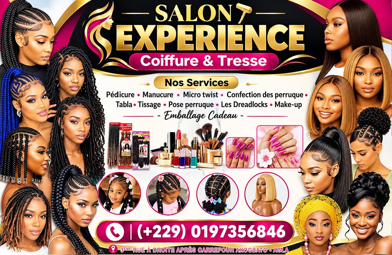 Expérience coiffure et tress