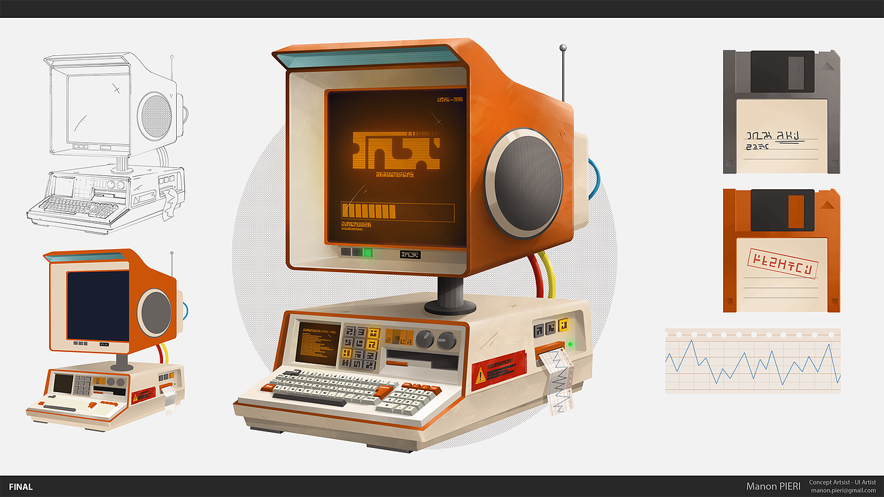 Concept Art - Retor computer