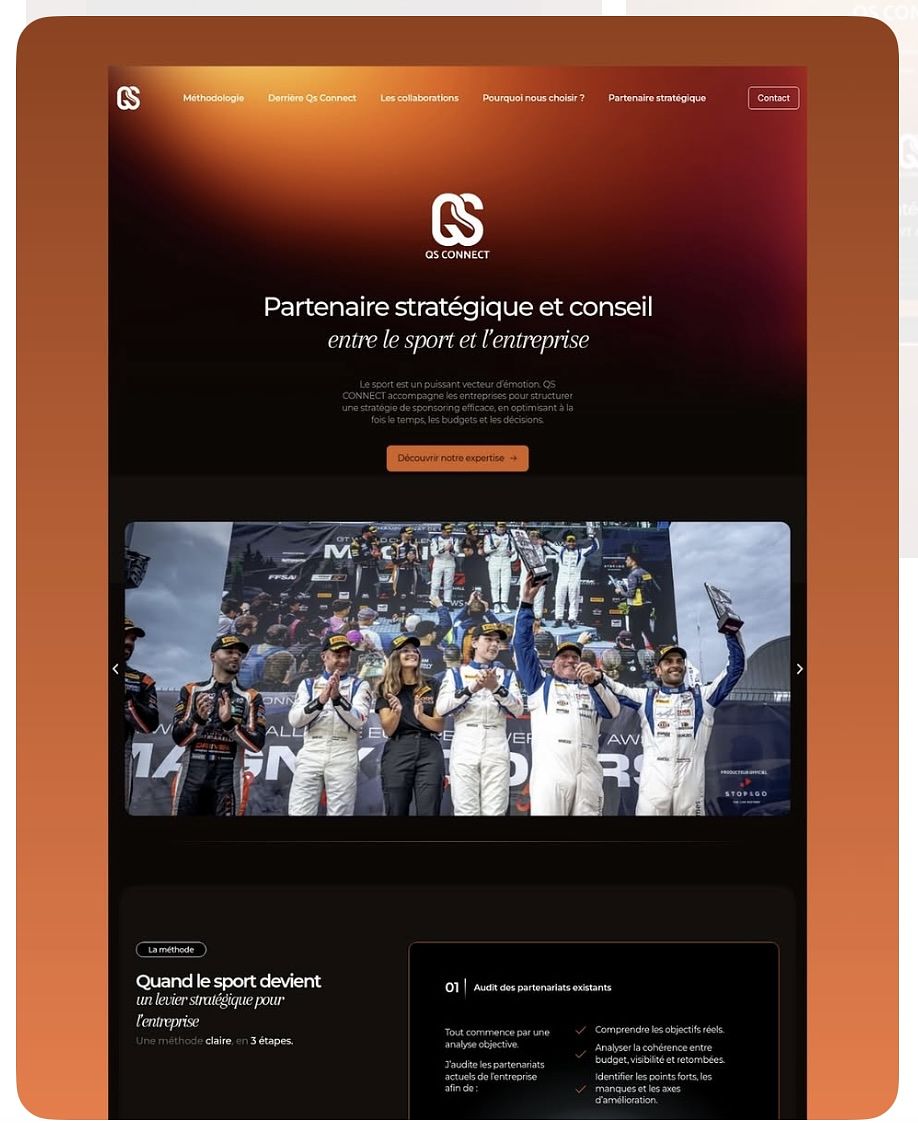 Web design QS Connect