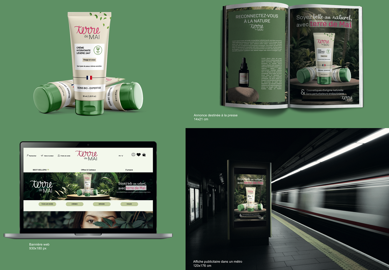Campagne publicitaire - Terre de Mai