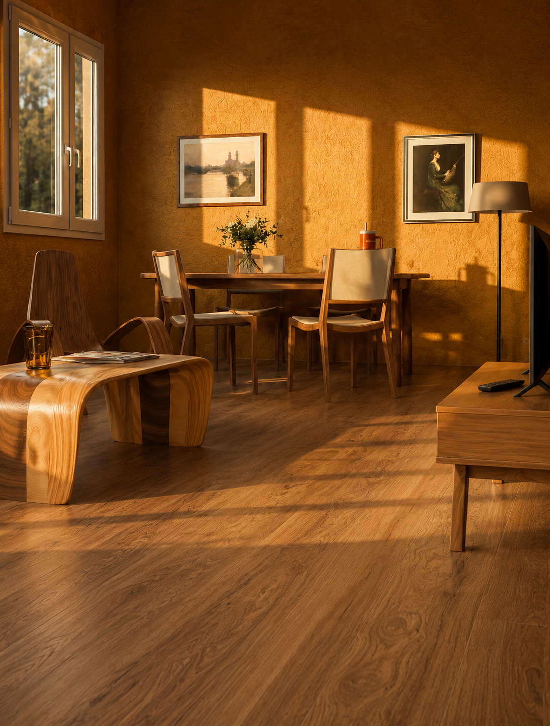 Warm interior - 3D