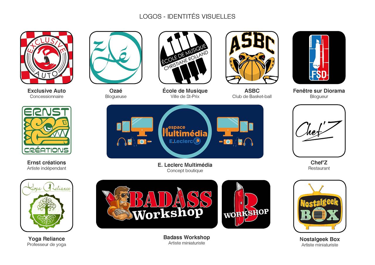 Logos, identités visuelles