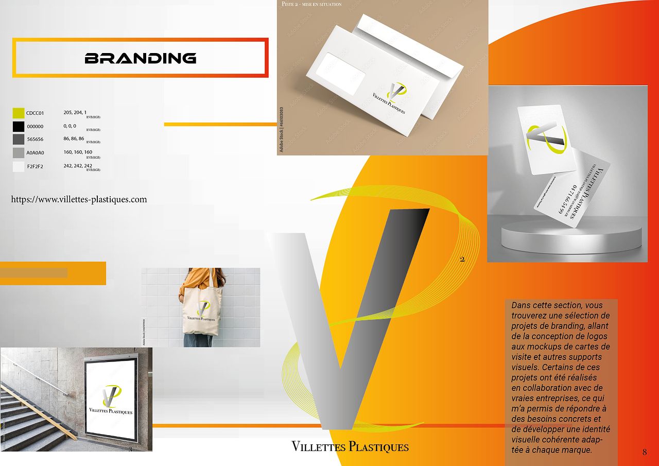 Branding Villettes Plastique