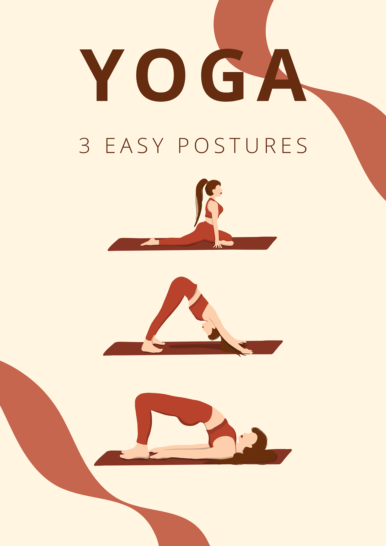 Affiche - Postures Yoga