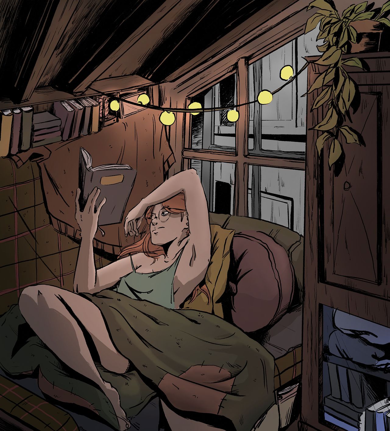 Inside