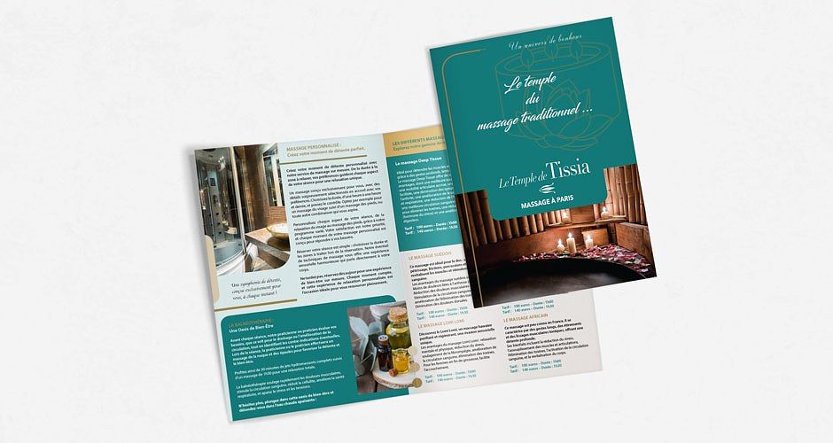 Le Temple de Tissia · Brochure