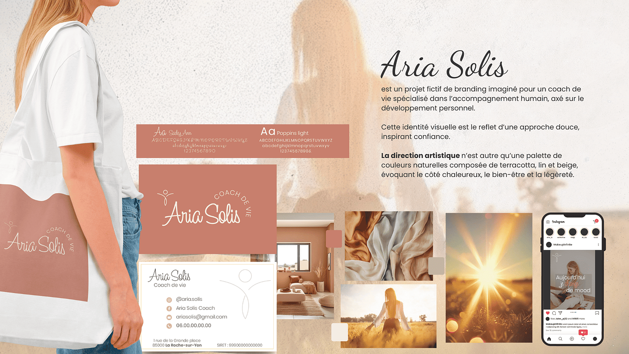 Identité visuelle - Coach de vie