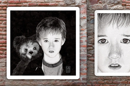 Portraits au crayon – étude de personnages