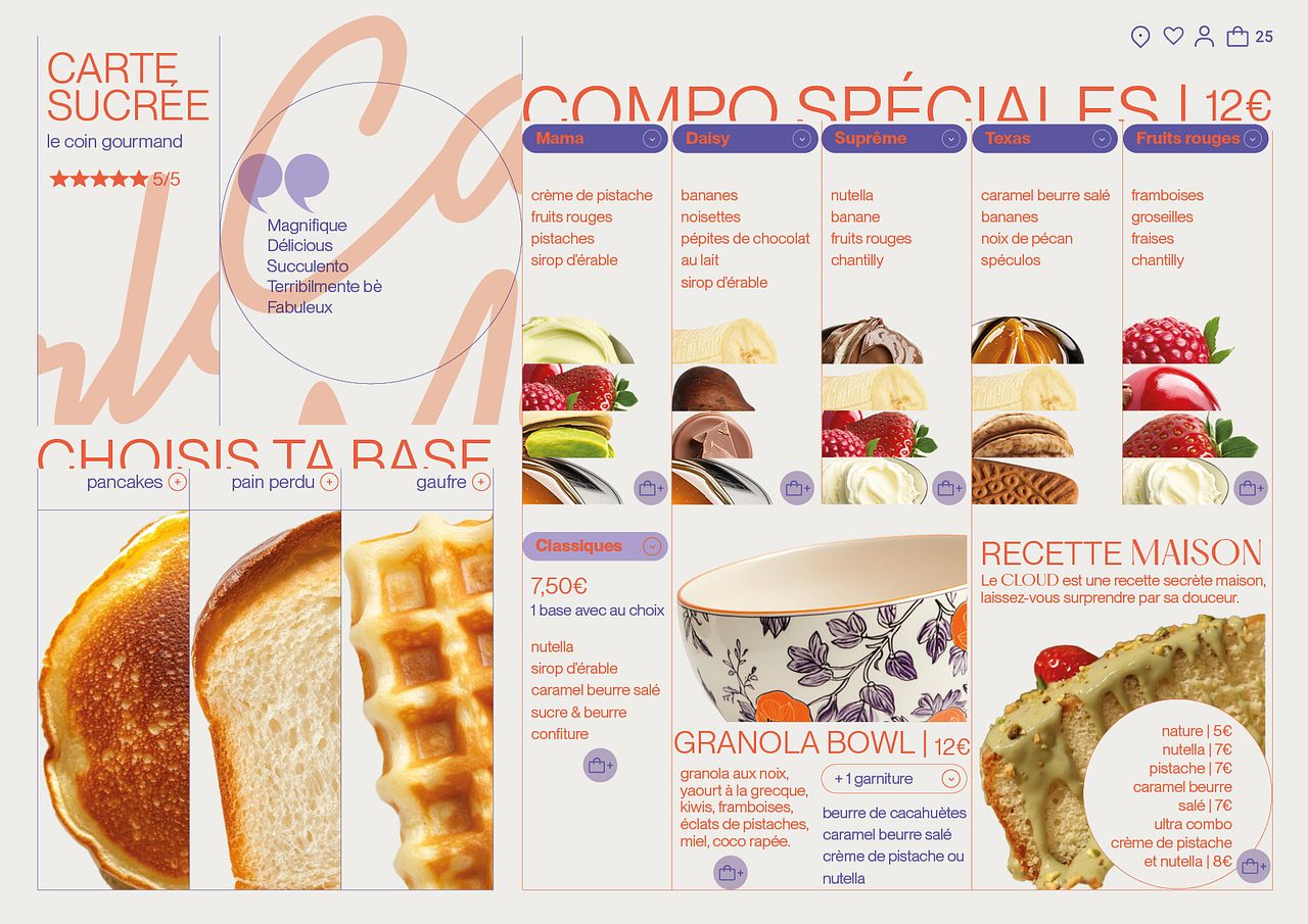 Carte d'été du Café Marlow