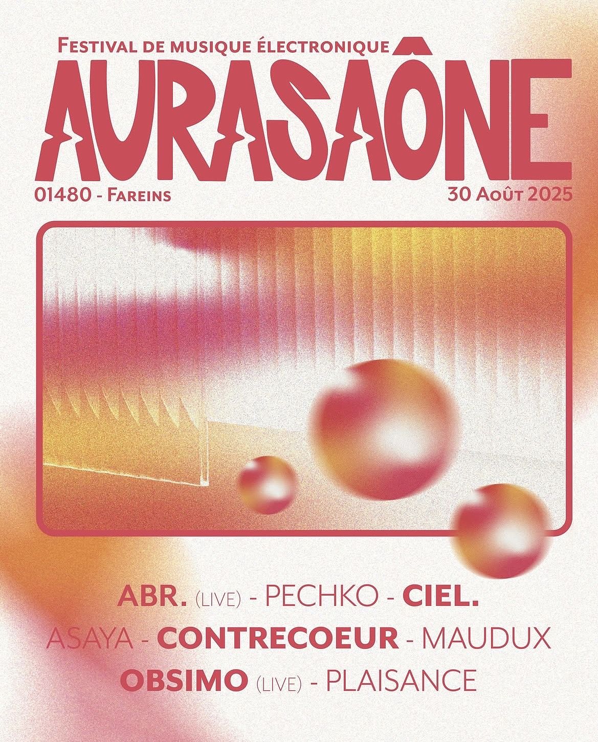 Affiche AuraSaône Festival 2e Edition