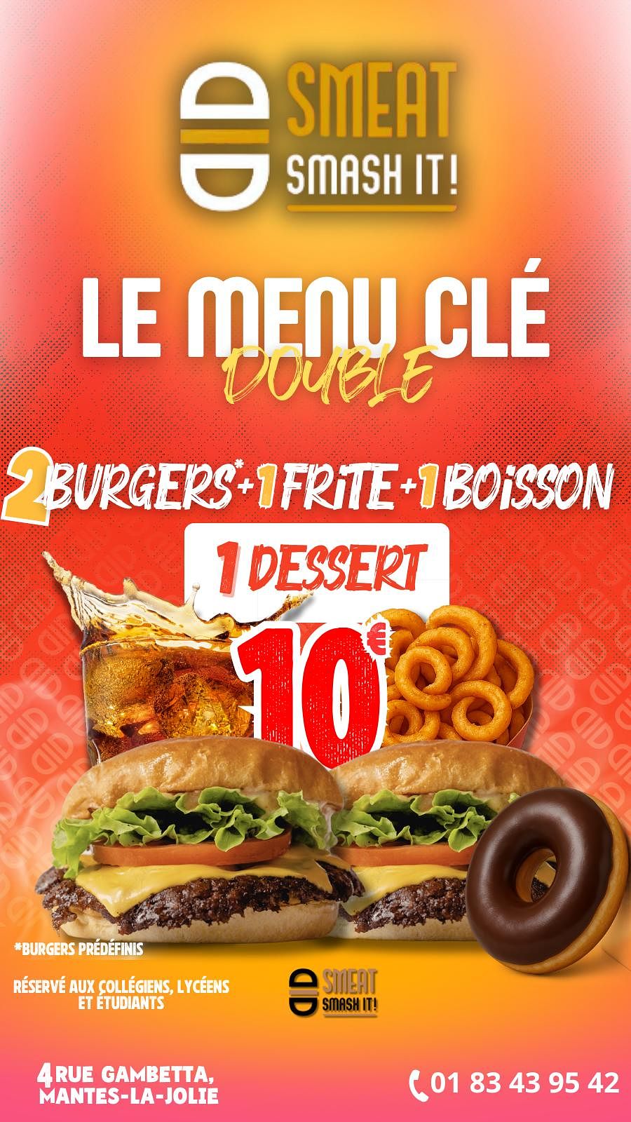 Menu Etudiant