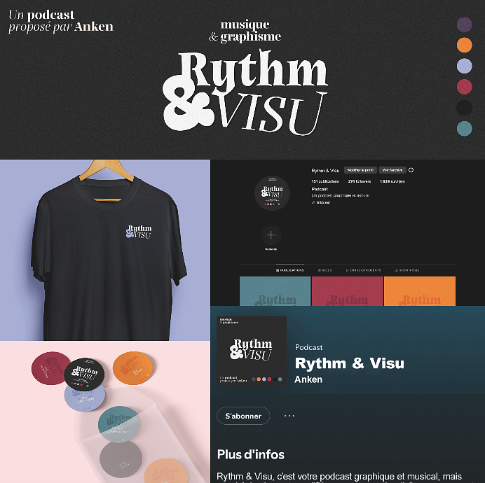 Rythm & Visu - identité visuelle