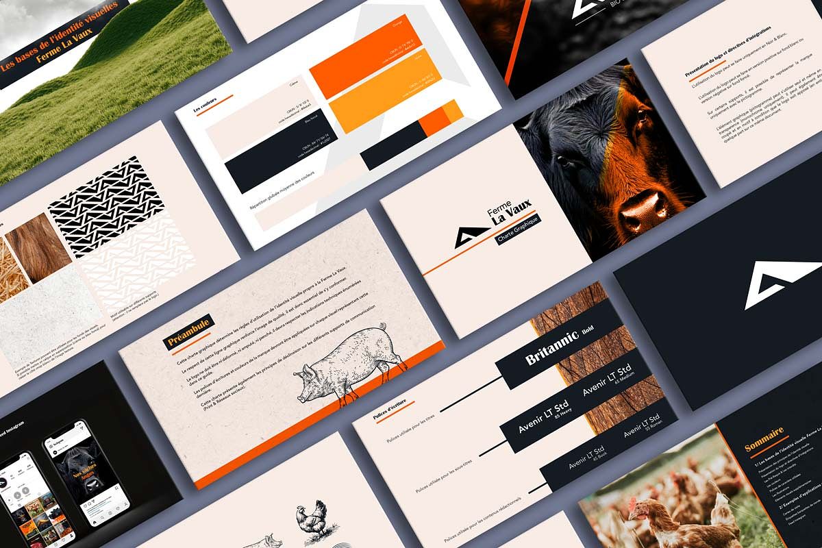 Charte graphique // Ferme La Vaux