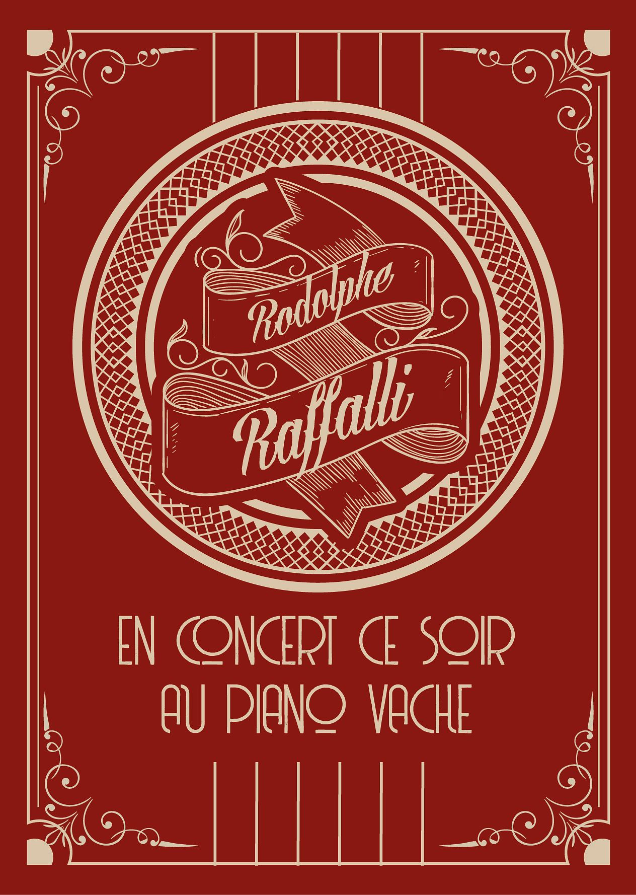 AFFICHE RODOLPHE RAFFALLI