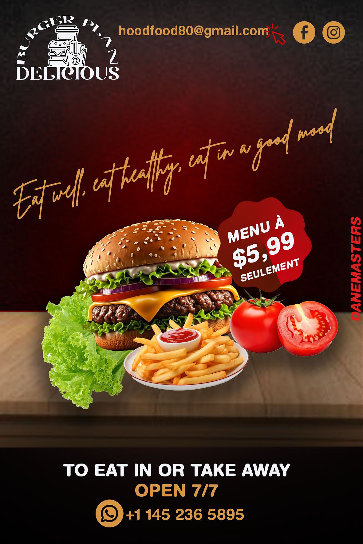 Affiche de restaurant