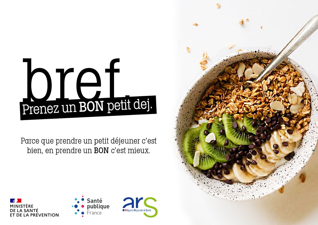 Affiche prévention déjeuner