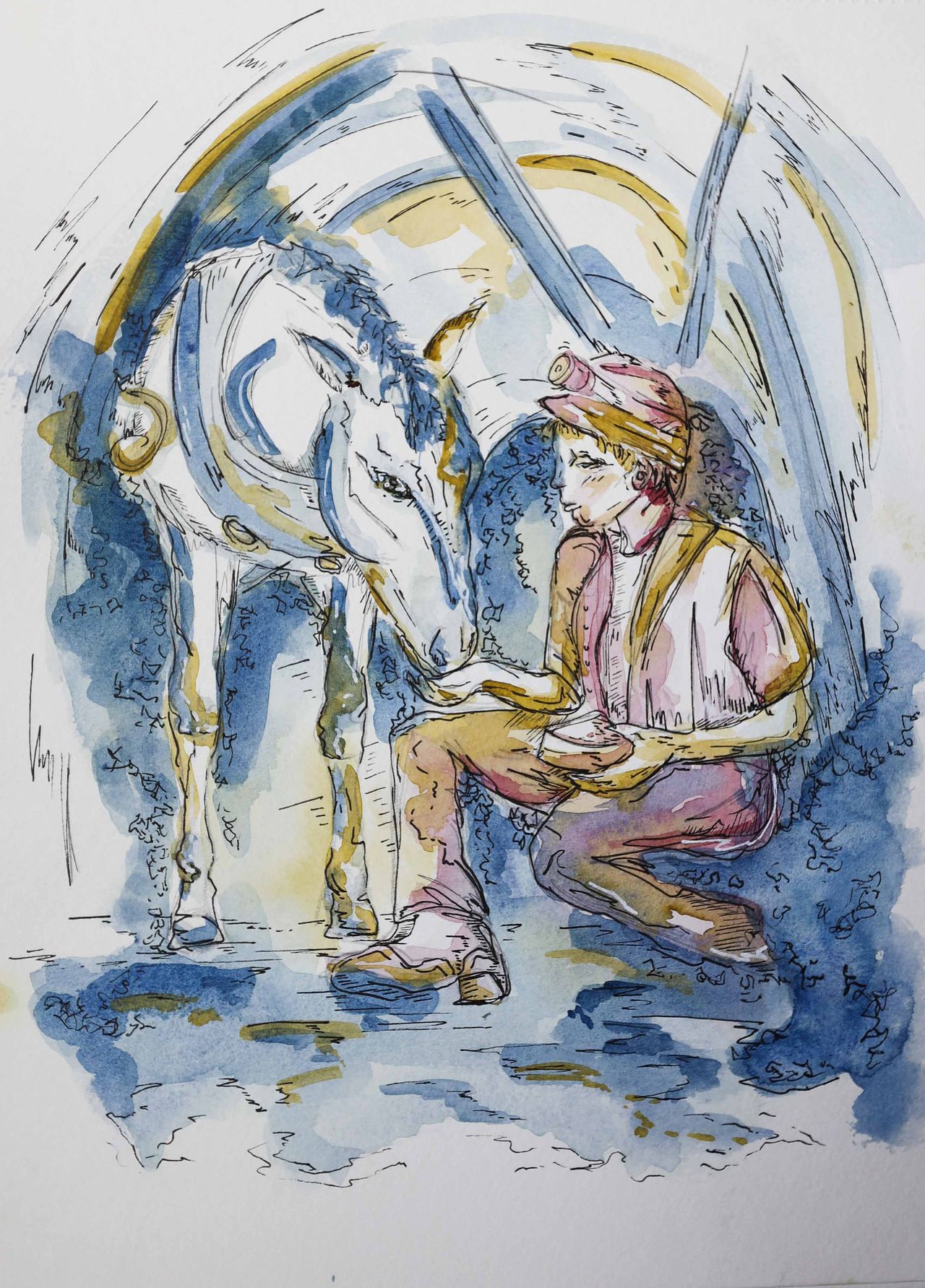 Le cheval de mine
