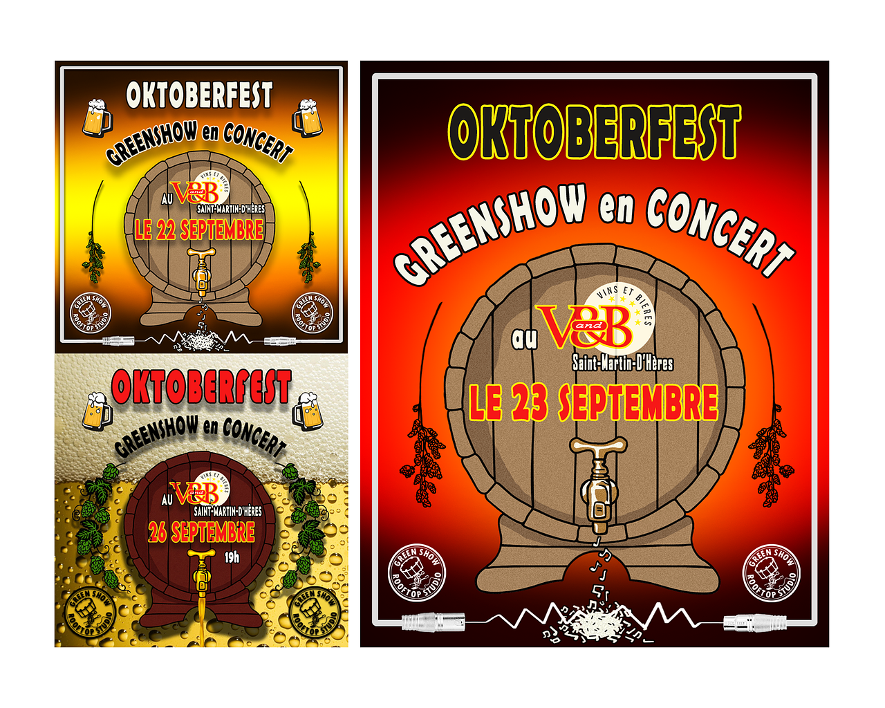 Affiches de concerts