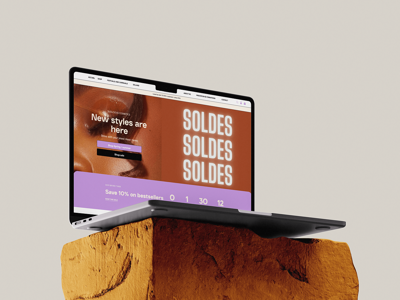 Djulicious Cosmetics - Site e-commerce cosmétique