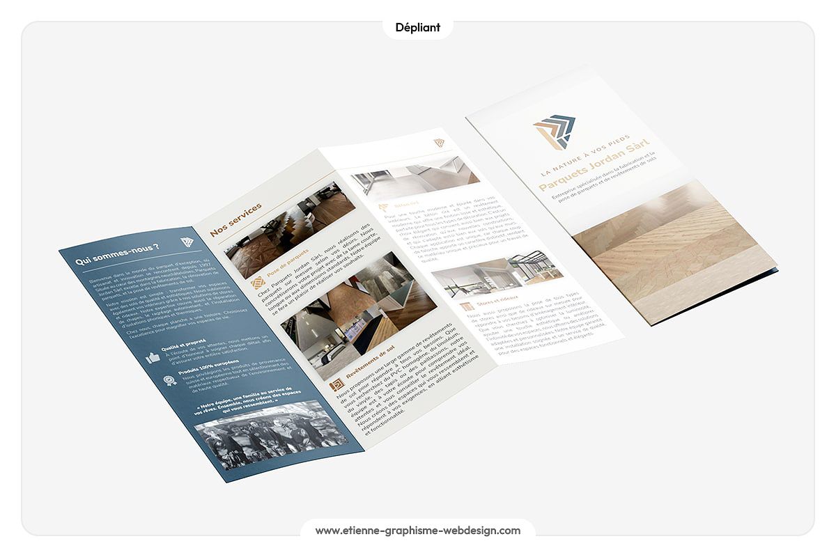 Parquets Jordan | Dépliant