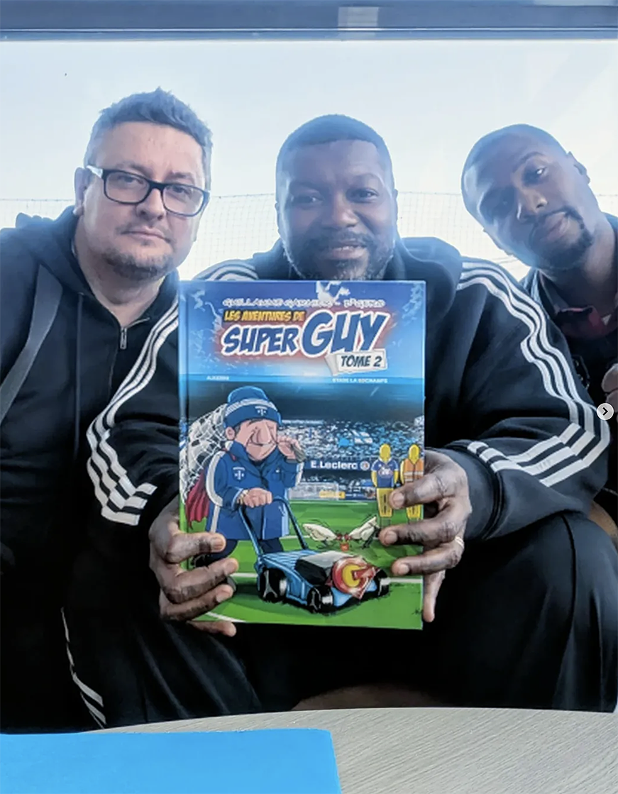 Djibril Cissé à validé la BD !