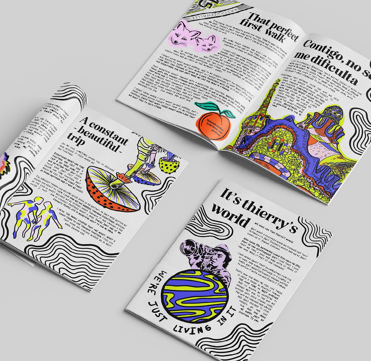 Zine -  mise en page + illustration