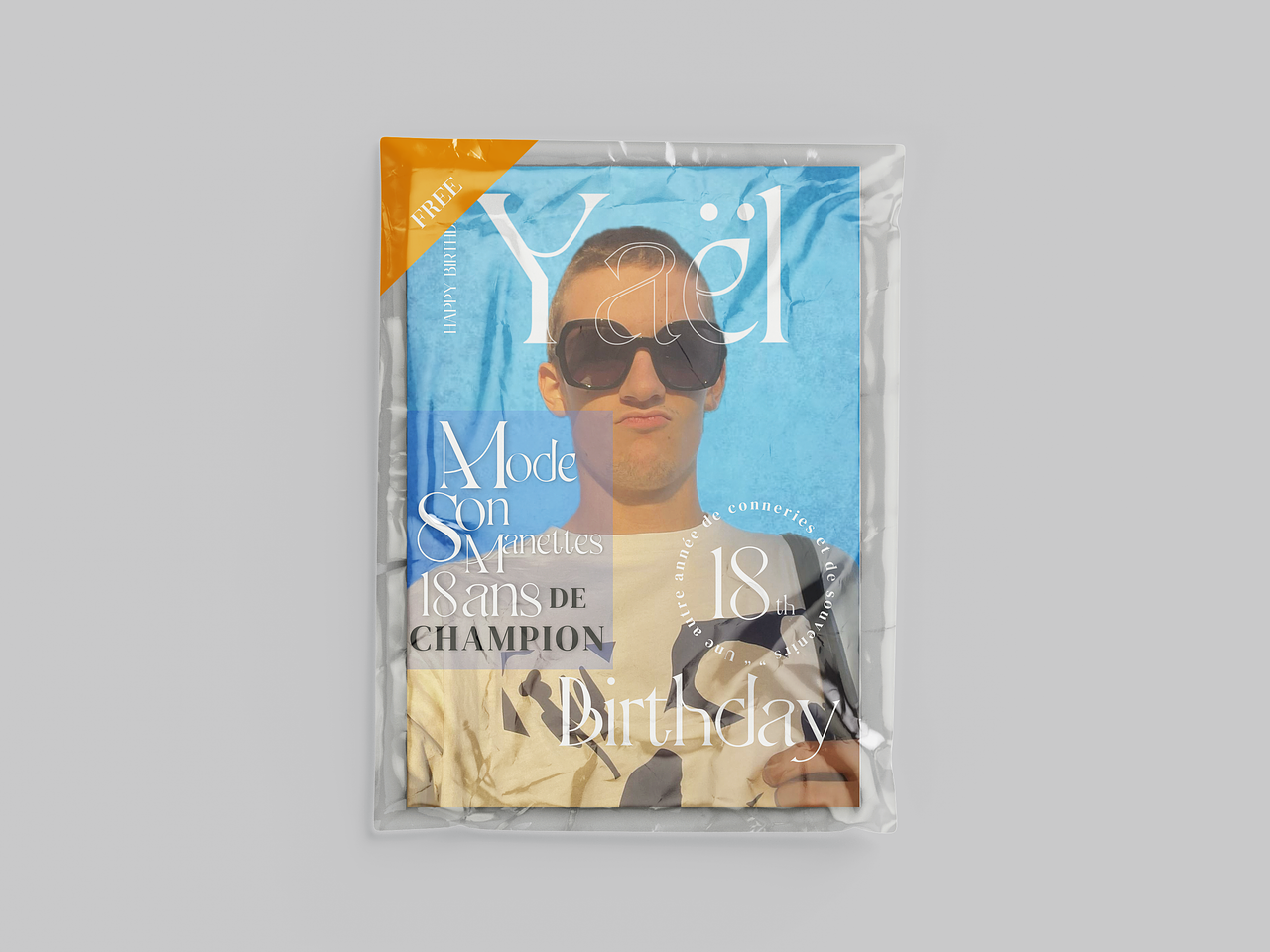 Magazine personnalisé d'anniversaire