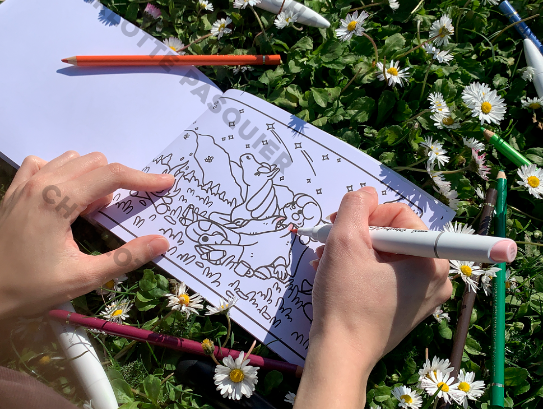 Aventures à Colorier - Charlotte Pasquier