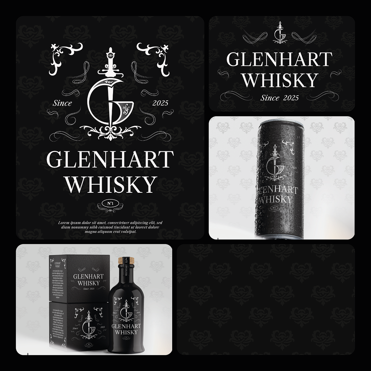 Packaging design - Gelnhart Whisky