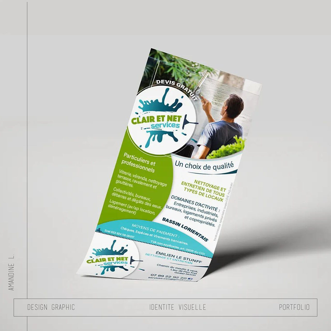 Clair et net - Services / Petit print