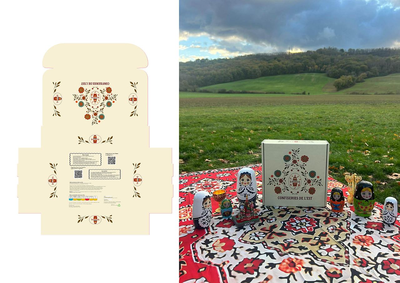 Création marque KARAMELKA / LOGO PACKAGING