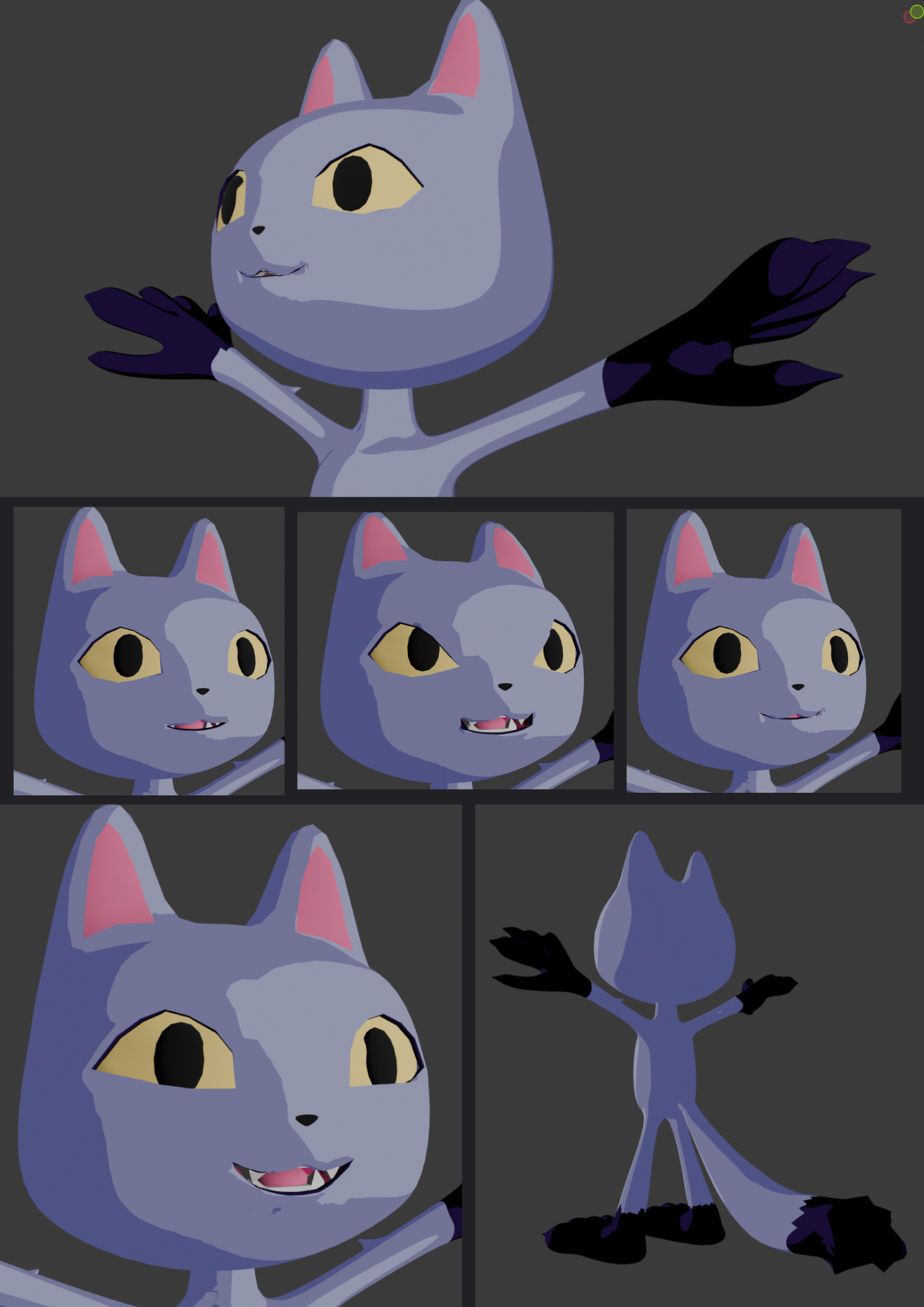 3D model Cat